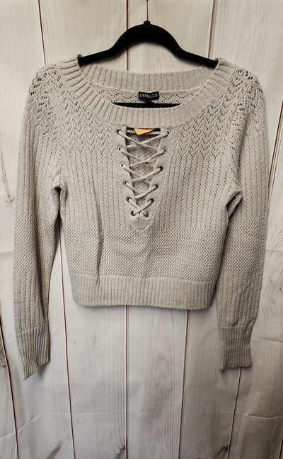Express Women's Size M Beige Sweater