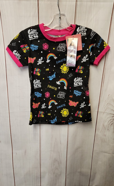 NWT Nickelodeon Girl's Size 7/8 Black Shirt