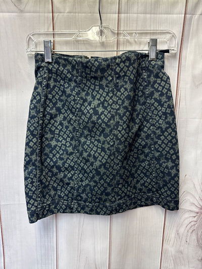 Free People Women's Size 2 Green Skirt