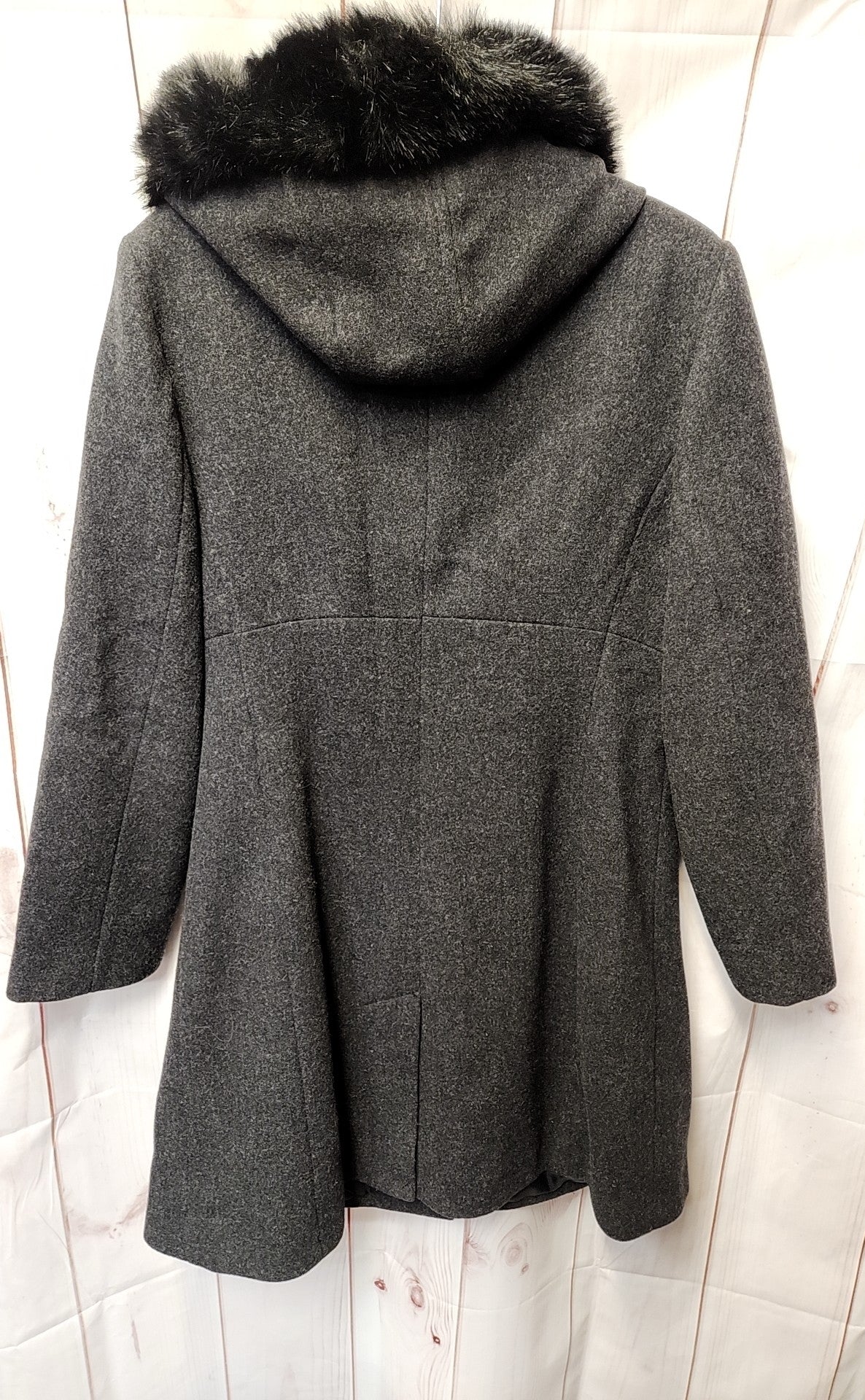 Charles Klein Women's Size 12 Gray Coat