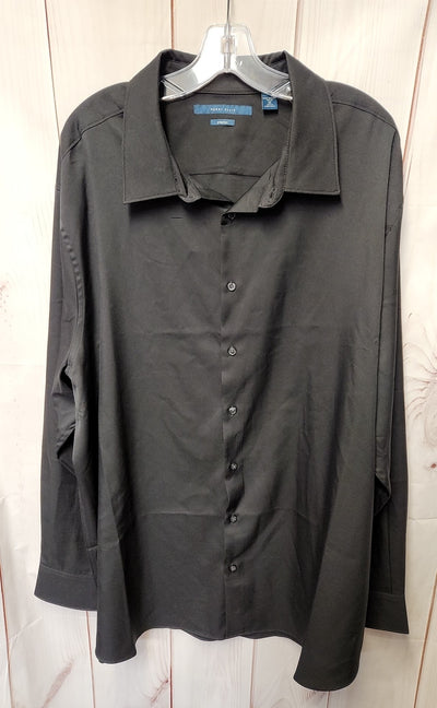 Perry Ellis Men's Size 2X Black Shirt