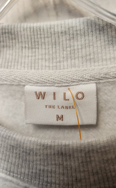 Wilo The Label Women's Size M Gray Sweatshirt