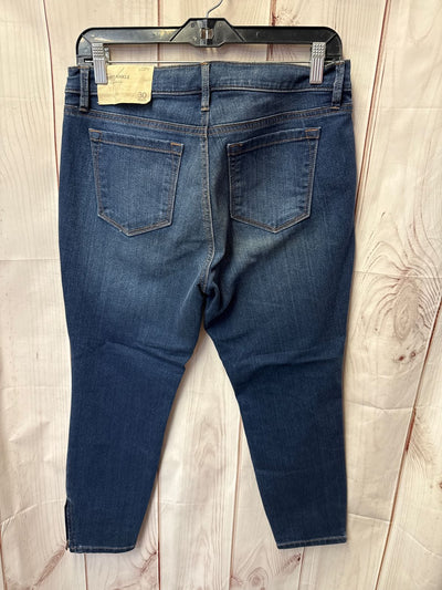 NWT Loft Women's Size 30 (9-10) Petite Blue Jeans Modern Skinny Ankle