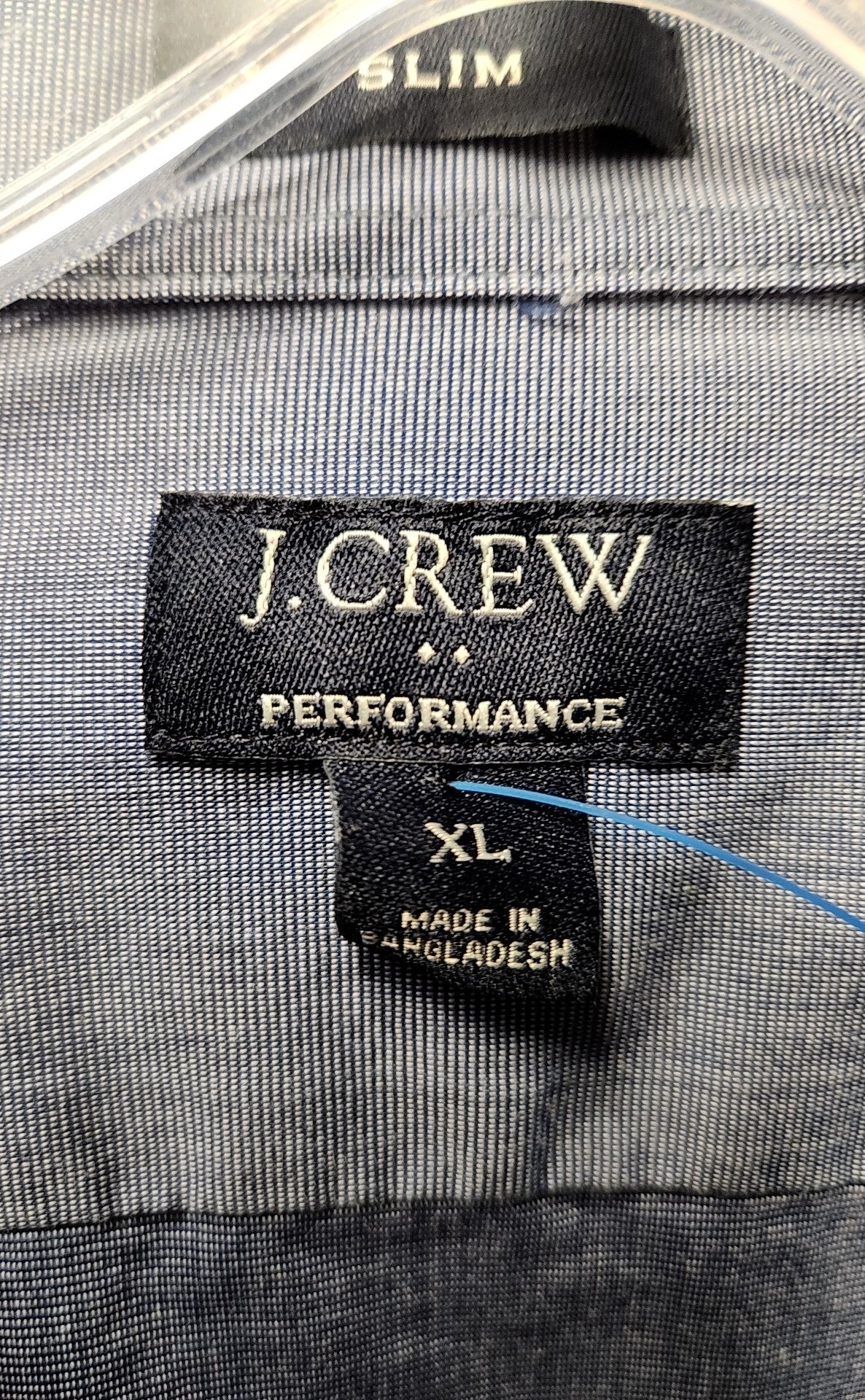 J Crew Men's Size XL Blue Shirt