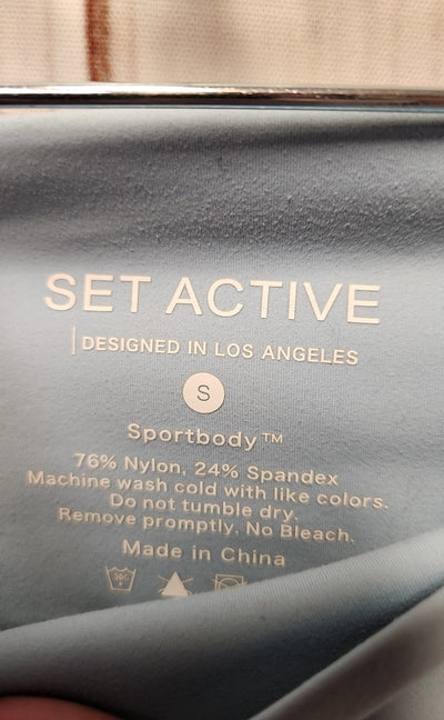 Set Active Women's Size S Light Blue Leggings