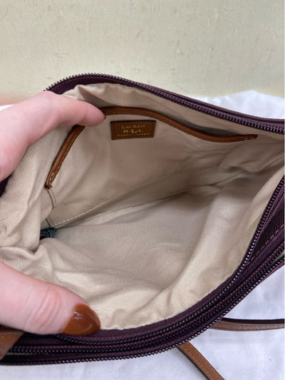 Ralph Lauren Purple Crossbody Purse Bag