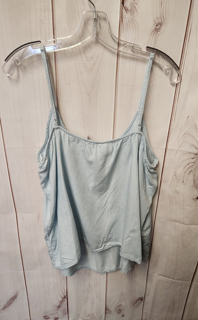 Old Navy Women's Size XL Light Blue Sleeveless Top