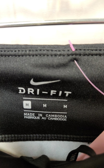 Nike Women's Size M Black & Pink Active Capris