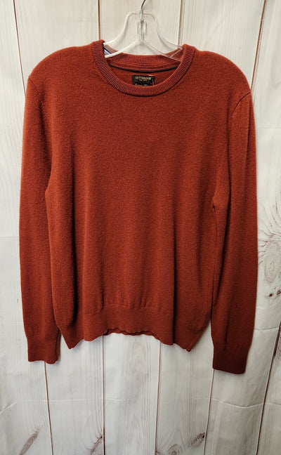 Gutteridge Men's Size L Red Cashmere Blend Sweater