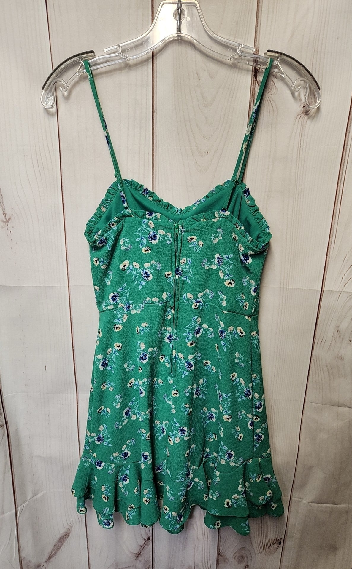 City Studio Women's Size 1 Green Floral Dress