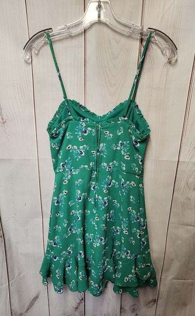 City Studio Women's Size 1 Green Floral Dress