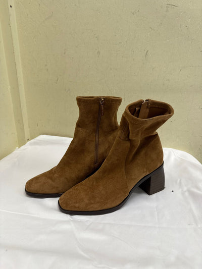 Anne Klein Women's Size 8-1/2 Brown Boots Shoes