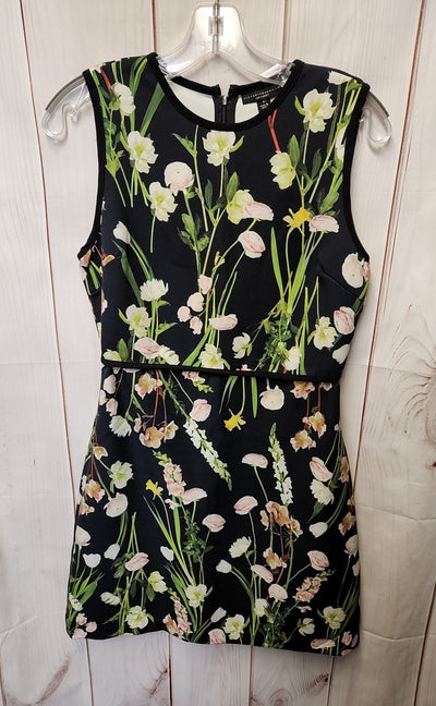 Victoria Beckham for Target Women's Size S Black Floral Dress