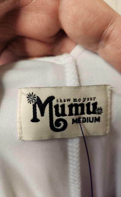 Mumu Women's Size M White Floral Dress
