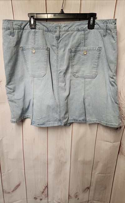 Gloria Vanderbilt Women's Size 20 Blue Skorts