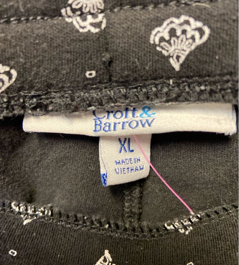 Croft & Barrow Women's Size XL Black Skorts
