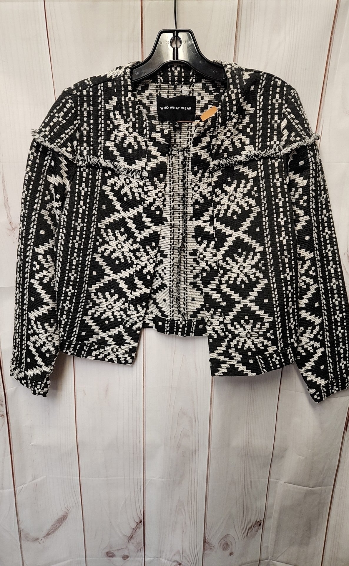 Who What Wear Women's Size S Black & White Jacket