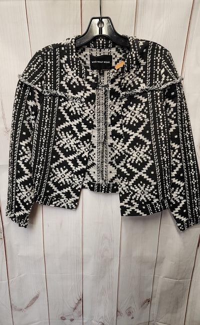 Who What Wear Women's Size S Black & White Jacket