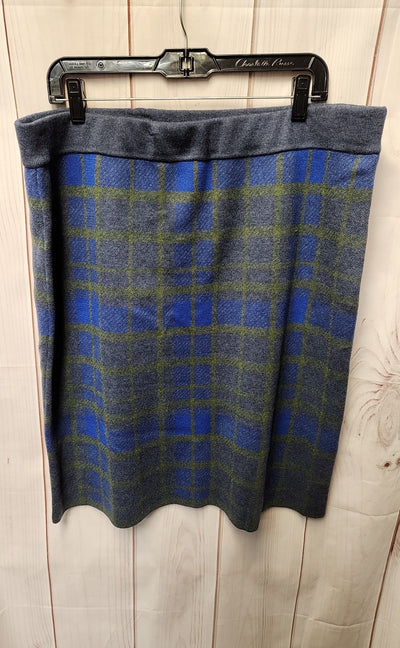 NWT Women's Size XL Blue Skirt