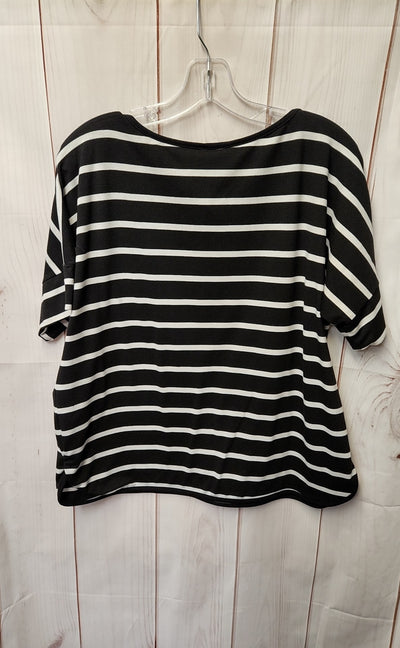 Finn & Grace Women's Size S Black Short Sleeve Top