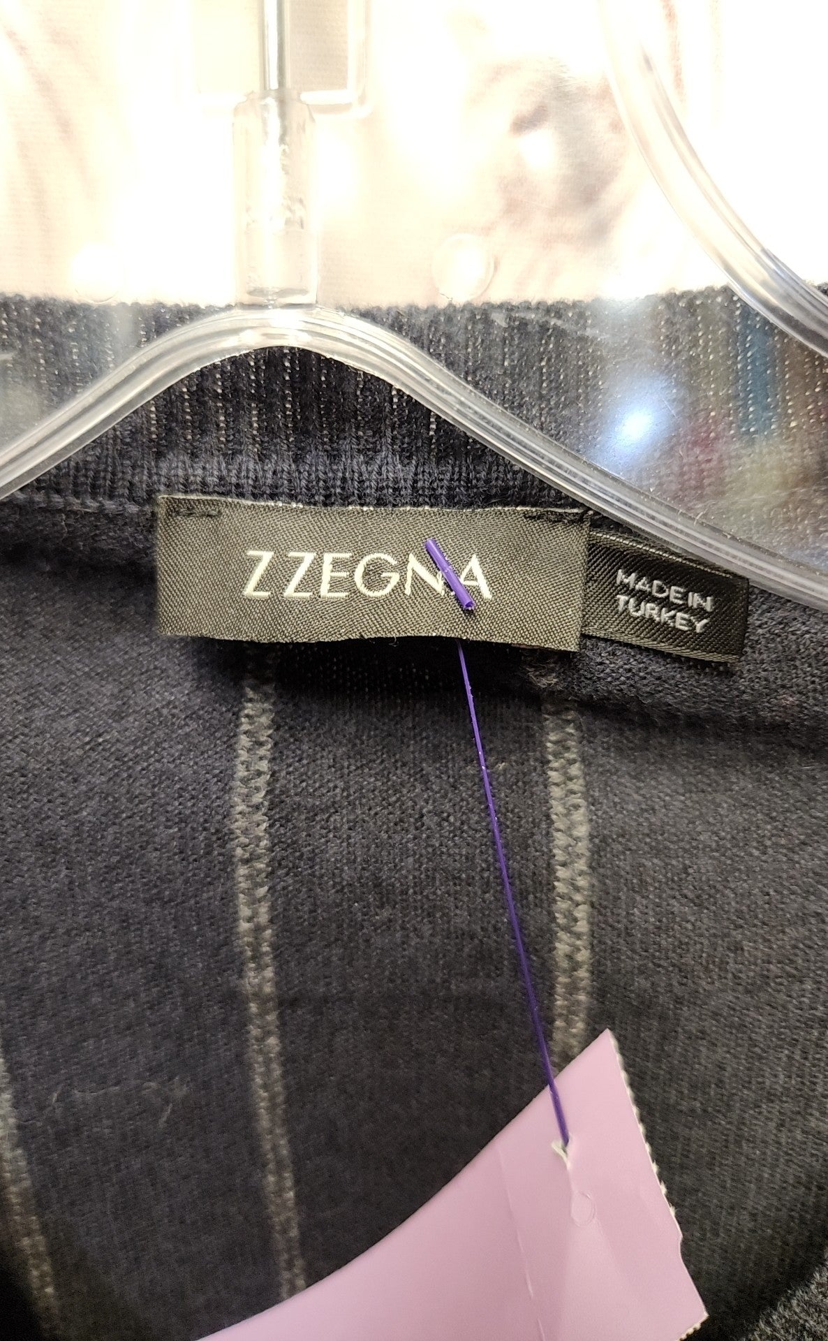 Zegna Men's Size L Navy Sweater