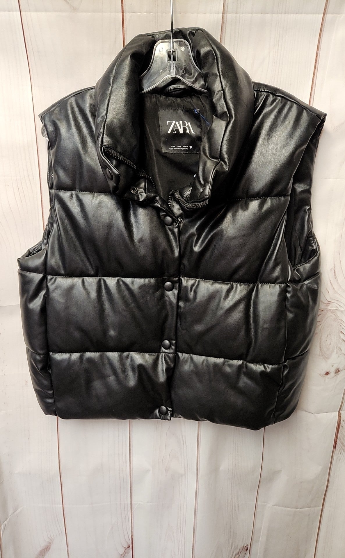 Zara Women's Size L Black Vest