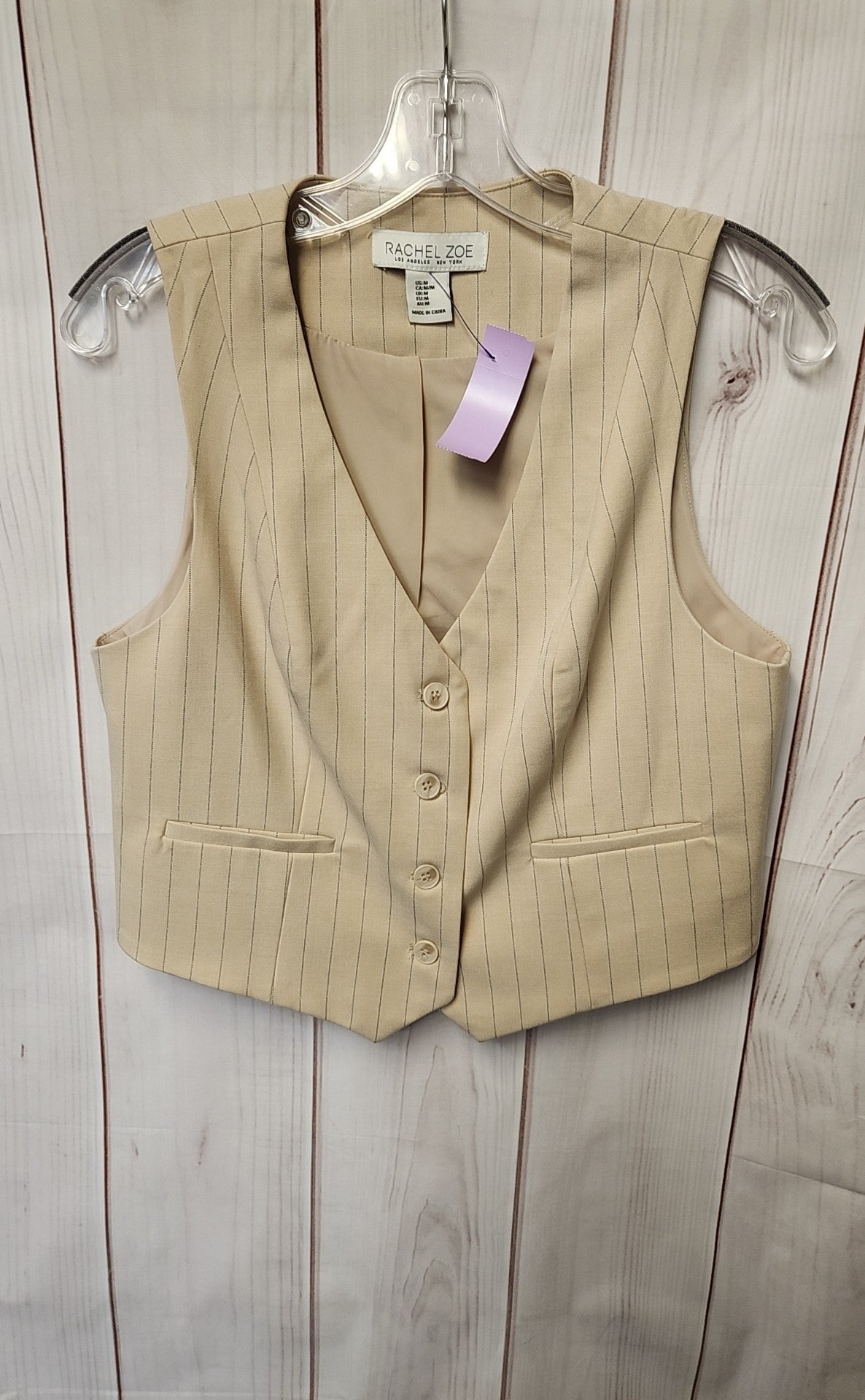 Rachel Zoe Women's Size M Beige Vest