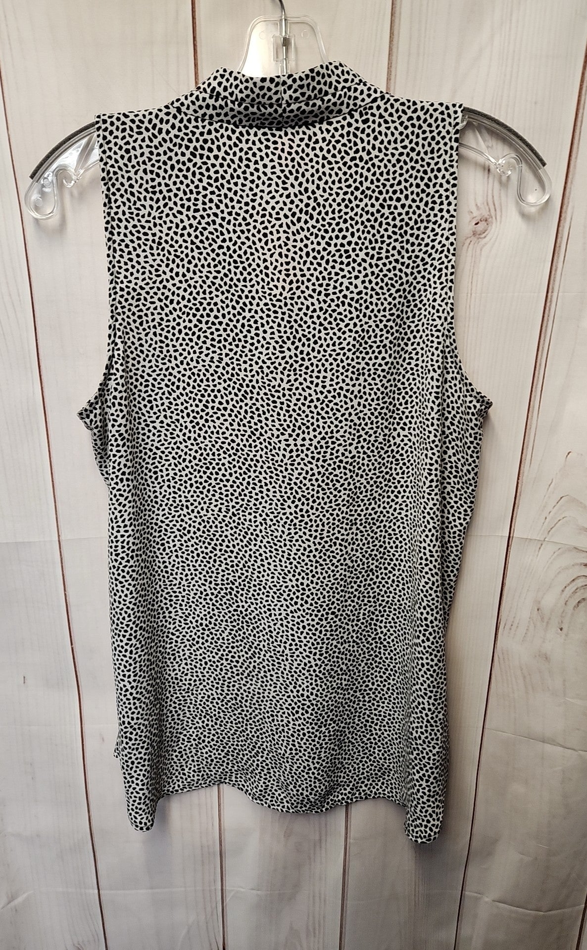 Vince Camuto Women's Size S White & Black Sleeveless Top