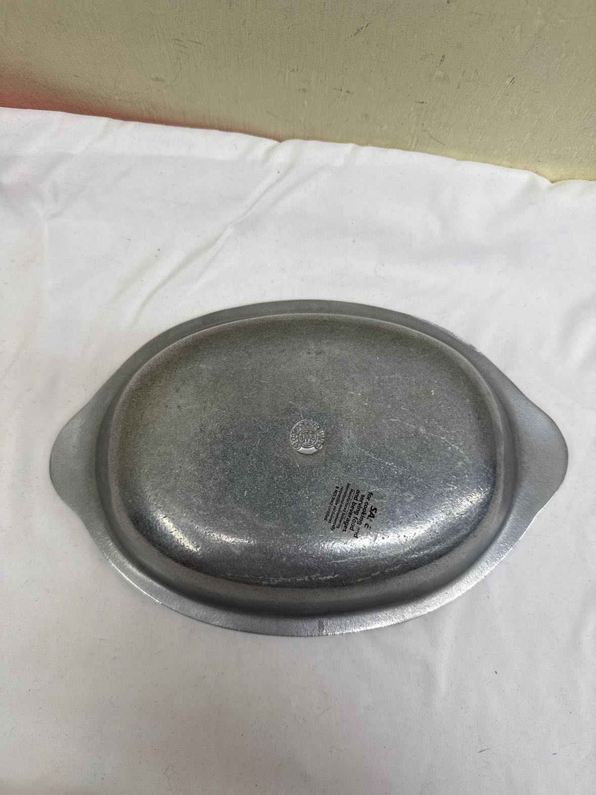 The Wilton Co. Pewter Serving Bowl AS IS - scratches