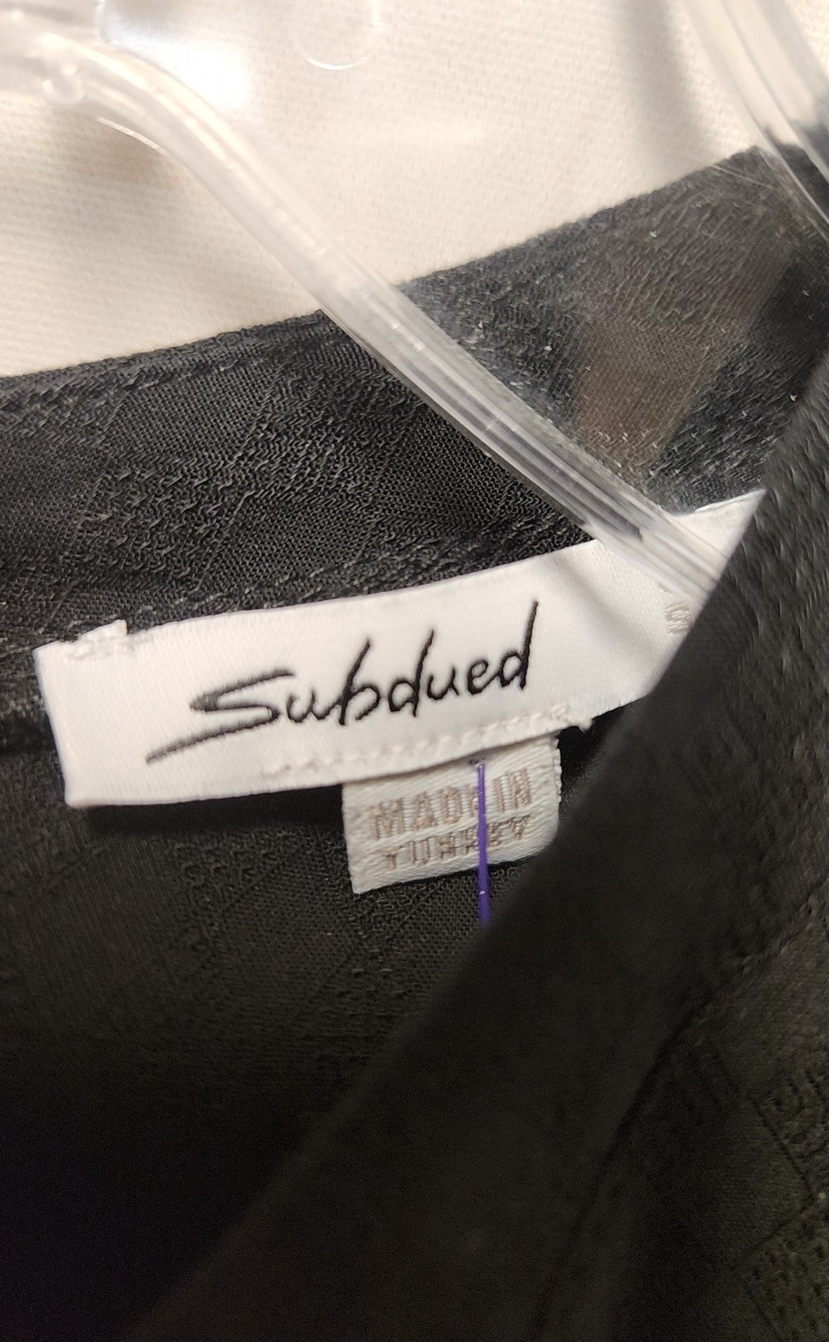 Subdued Women's Size One Size Black Sleeveless Top