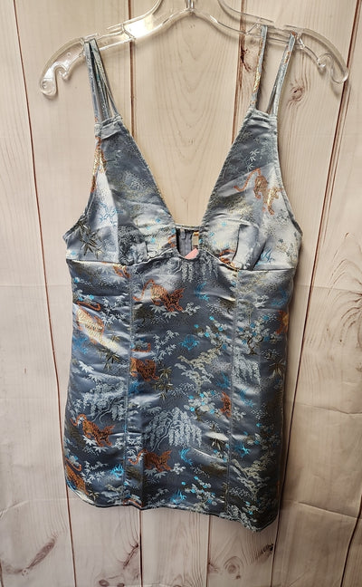 NWT Urban Outfitters Women's Size M Blue Floral Dress