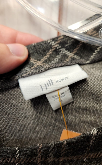 J Jill Women's Size XL Brown 3/4 Sleeve Top