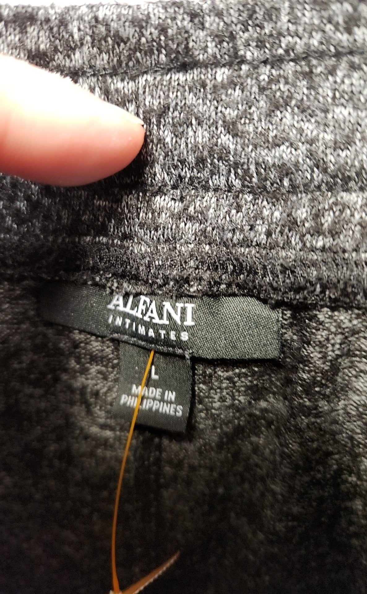 Alfani Women's Size L Gray PJ Bottoms