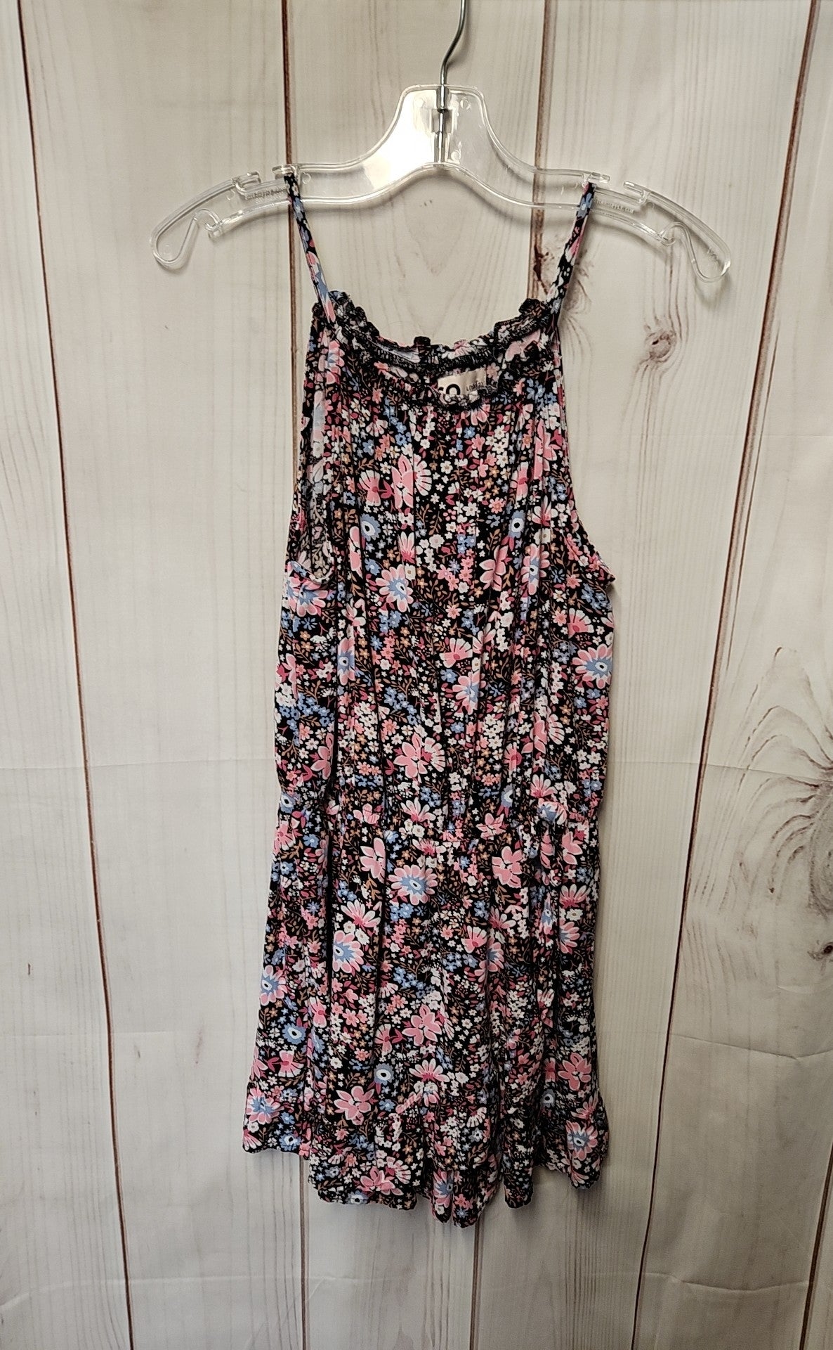So Girl's Size 10/12 Black & Pink Romper