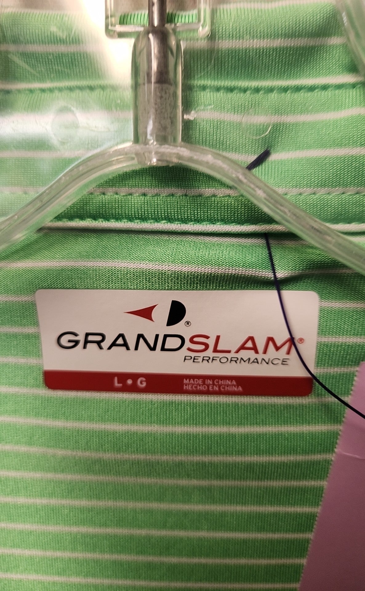 Grand Slam Men's Size L Green Shirt
