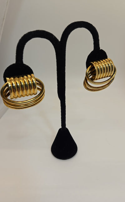 Gold Clip-on Earrings