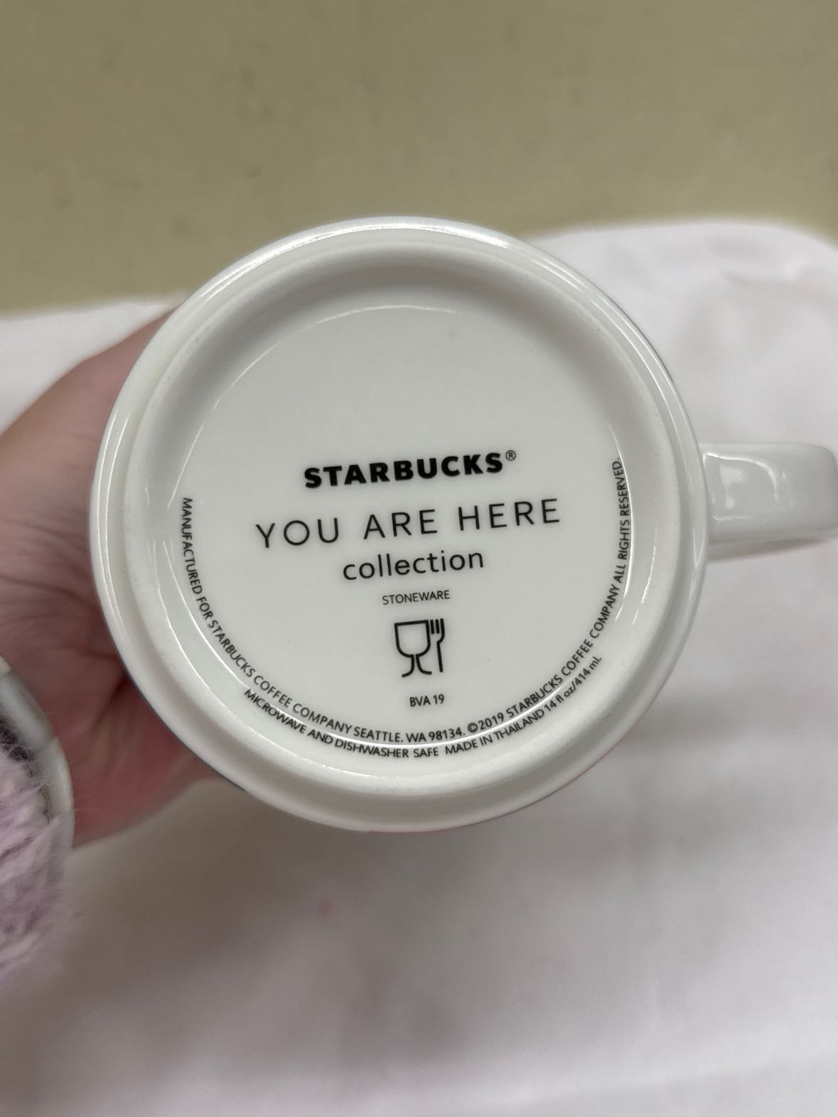 Starbucks Paris You Are Here Collection Mug