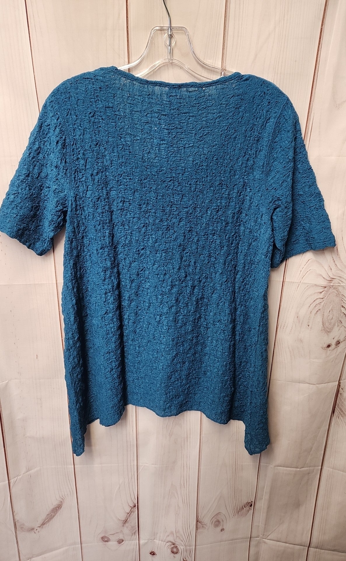 Jones New York Women's Size S Teal Short Sleeve Top