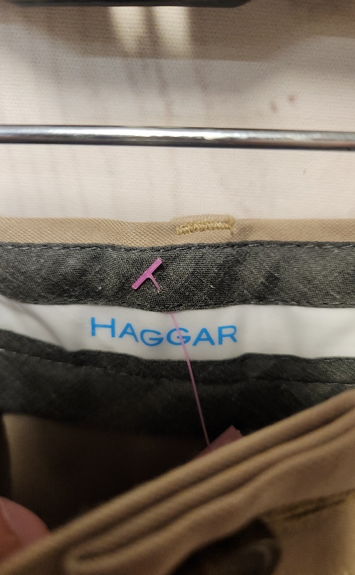 Haggar Men's Size 36x29 Beige Pants
