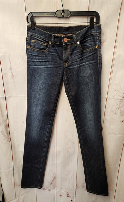 NWT Tory Burch Women's Size 27 (3-4) Blue Jeans Super Skinny