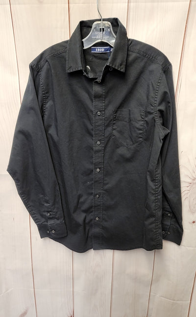 Izod Boy's Size 14/16 Black Shirt