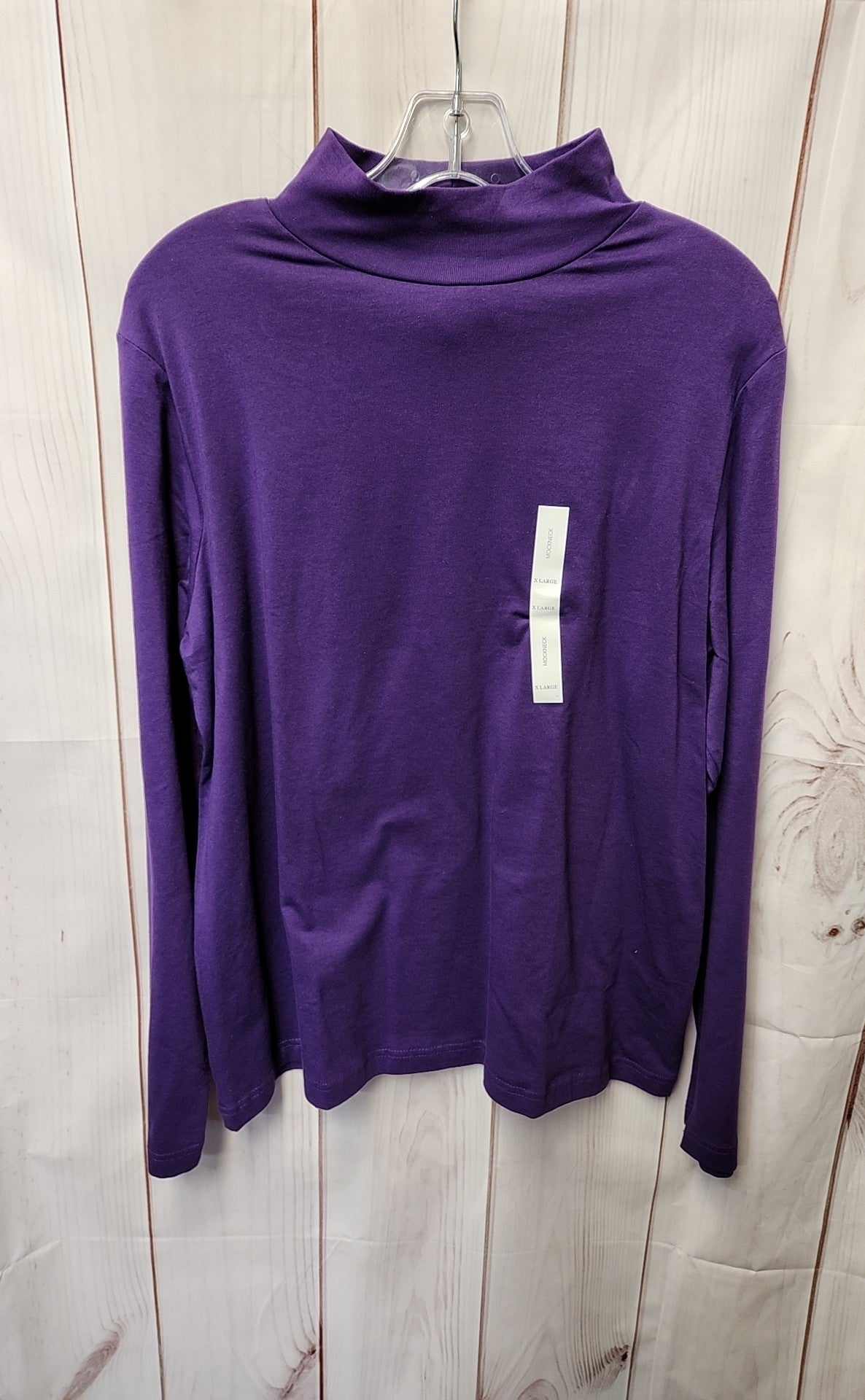 Croft & Barrow Women's Size XL Purple Long Sleeve Top