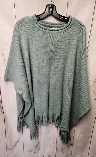 Mia & Tess Women's Size One Size Teal Poncho