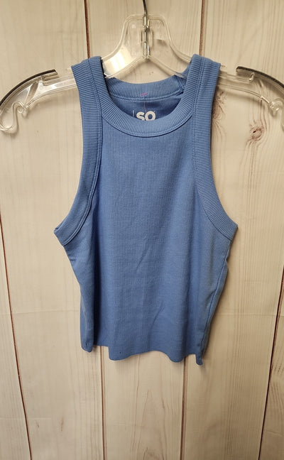 So Women's Size S Blue Sleeveless Top