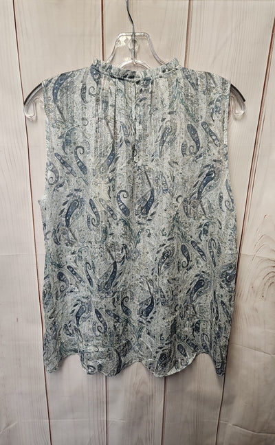 NWT Rachel Zoe Women's Size M Blue Sleeveless Top