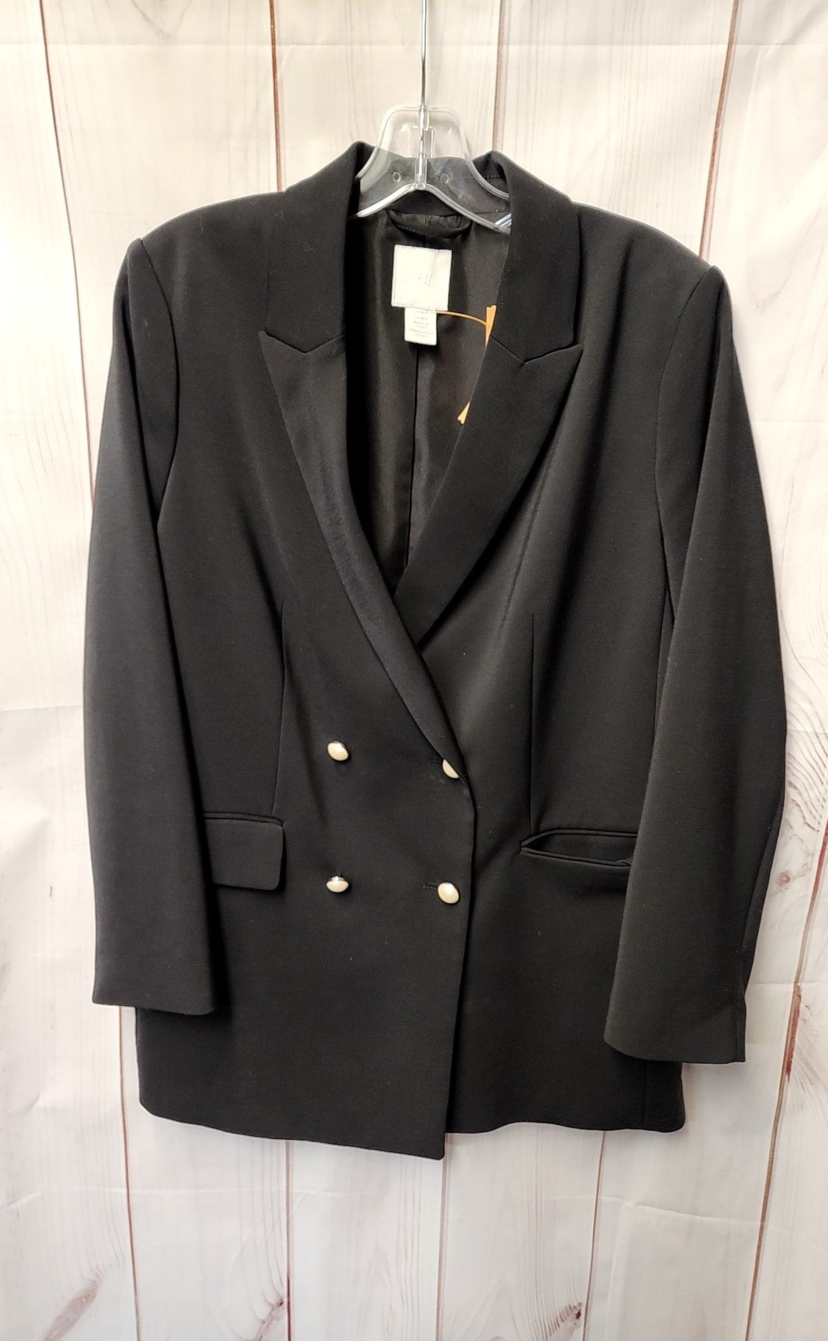 H&M Women's Size M Petite Black Blazer