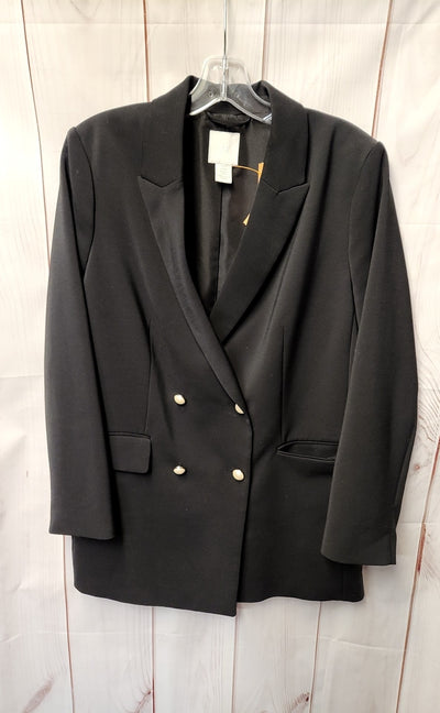 H&M Women's Size M Petite Black Blazer