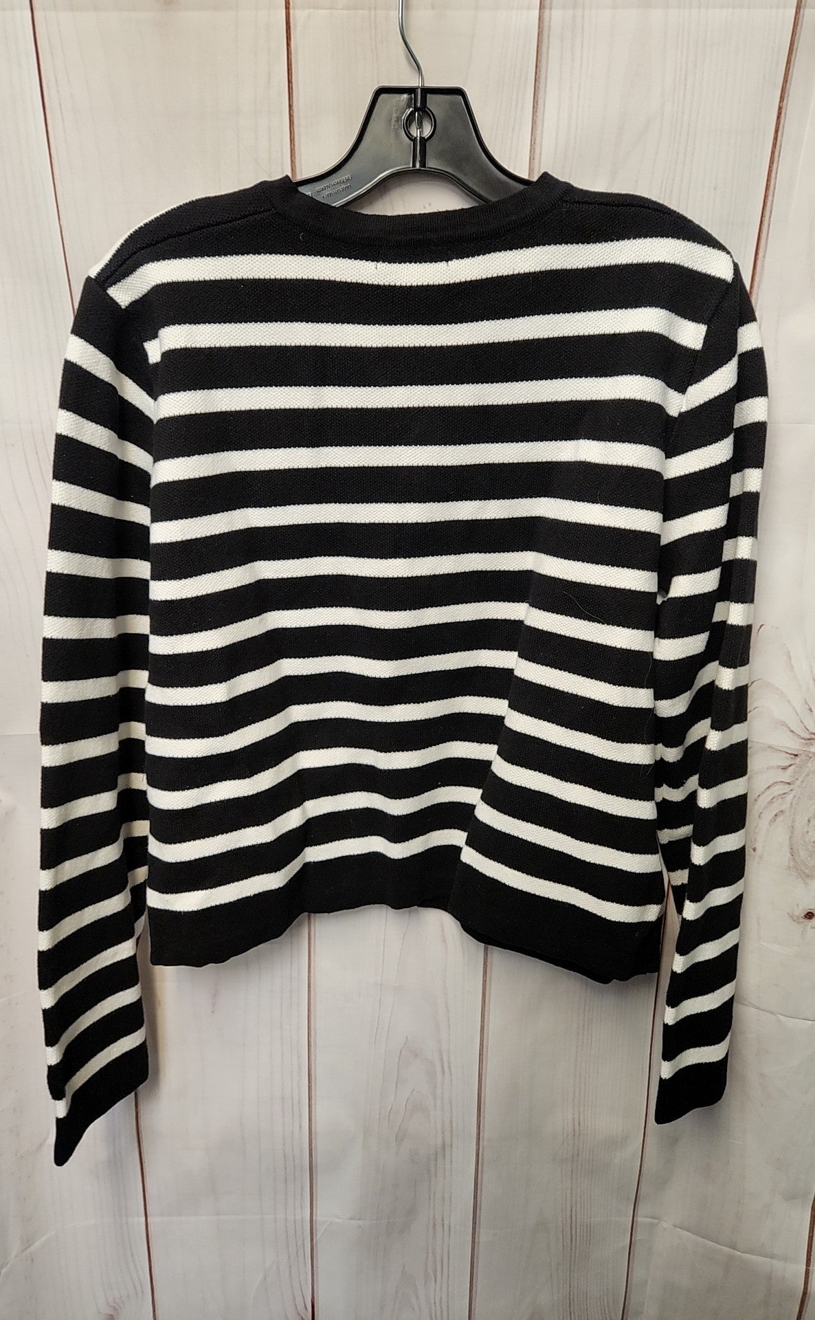 NWT Pretty Garden Women's Size M White & Black Cardigan
