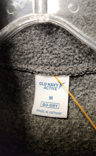 Old Navy Women's Size M Gray Full Zip Sweatshirt