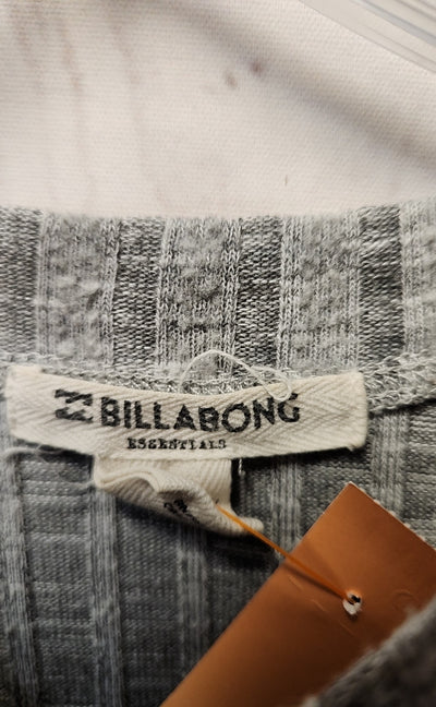 Billabong Women's Size M Gray Long Sleeve Top